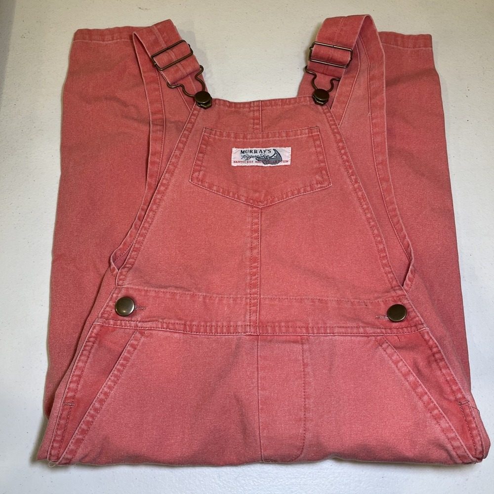 Vintage Murray's Toggery Shop Nantucket Reds Kid's Overalls 4t, NWOT, Mint Cond